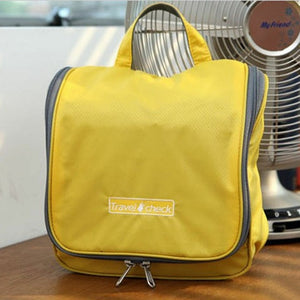 Open image in slideshow, Travel Cosmetic Makeup Bag Toiletry Case Hanging
